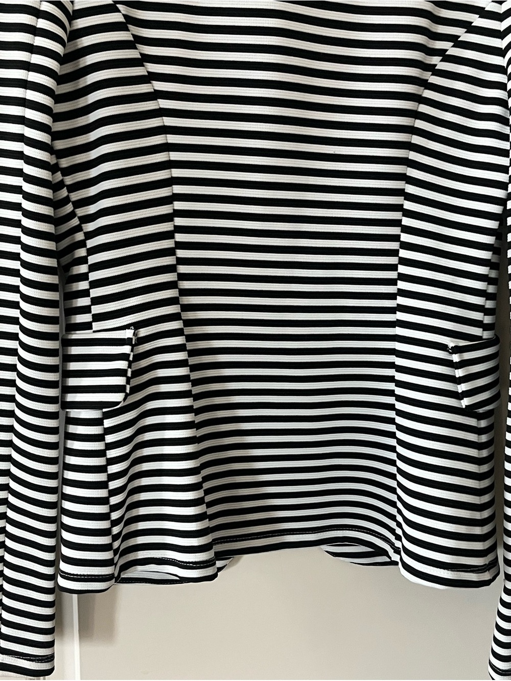 Altar’d State Black & White Striped cotton/Rayon mix Vintage Jacket Size Medium - Picture 8 of 14